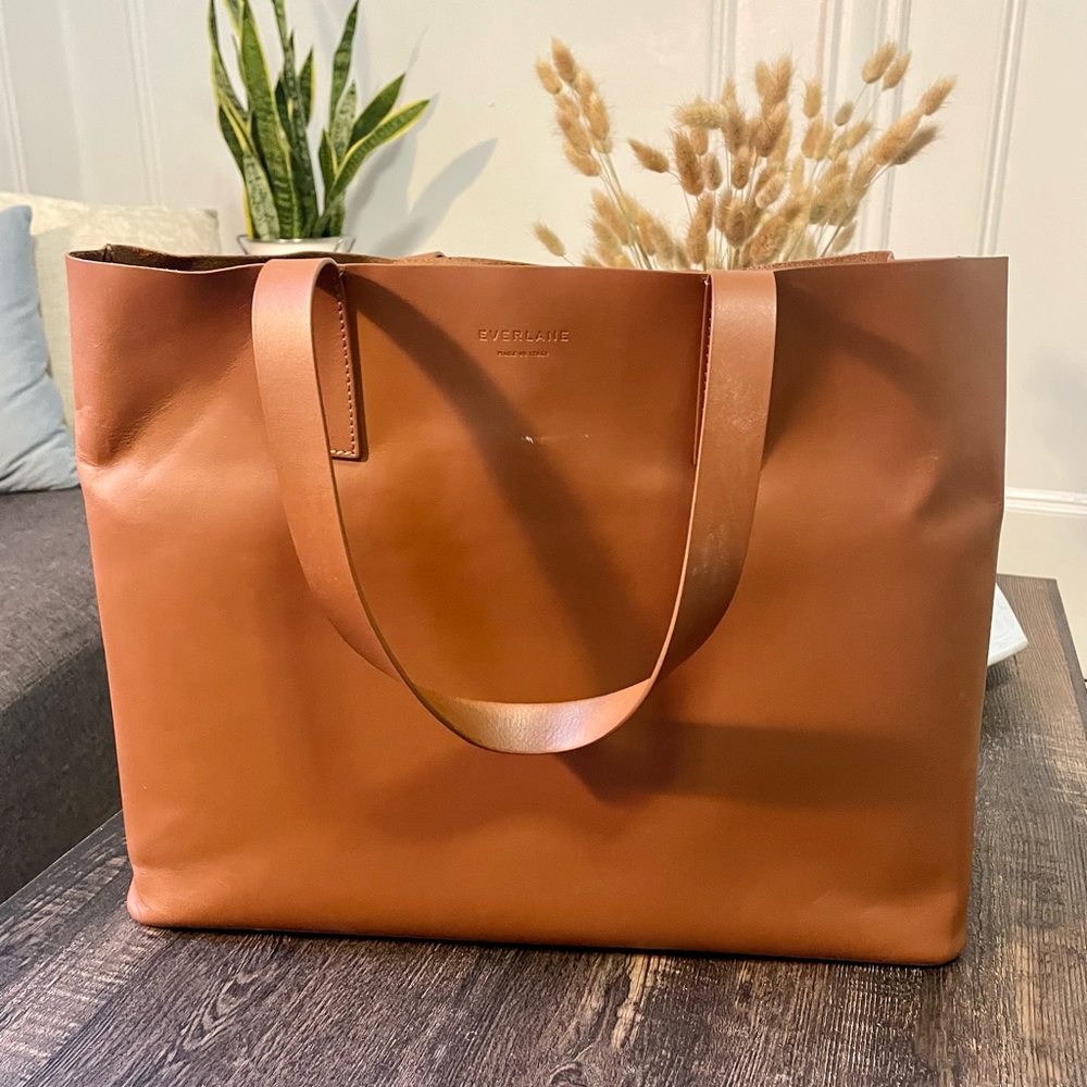 Everlane Day Market Tote with Custom Insert Pockets - GREAT Condition!